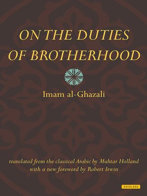 cover image of On the Duties of Brotherhood
